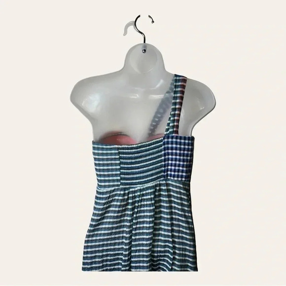 1014. Anthropologie MAEVE WEAVERLY‎ ONE SHOULDER DRESS MIDI LENGTH SIZE 2 - Picture 9 of 11